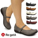 リゲッタ レディース パンプス R2361 ワンベルト ローヒール 日本製 Re:getA