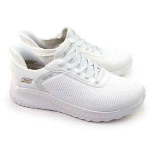 �y�ő�100%�|�C���g�o�b�N���I�z�X�P�b�`���[�Y �X���b�v�C���Y ���f�B�[�X �X�j�[�J�[ 117497W �{�u�X ���C�h�� ����g�킸�ɗ����� �n���Y�t���[ �C �X���b�|�� SKECHERS BOBS SQUAD CHAOS CURRENT MUSE2