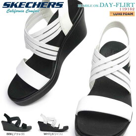 スケッチャーズ レディース サンダル 119182 ストレッチ素材 軽量 コンフォート SKECHERS RUMBLE ON-DAY FLIRT