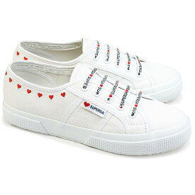 スペルガ スニーカー レディース 2750 3S7126SW ハート刺繍 LITTLE HEARTS EMBROIDERY SUPERGA