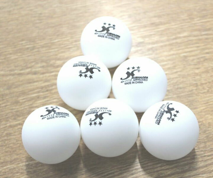 楽天市場 卓球 Xushaofa シュージャオファー 40 プラスチックボール 3スター 40mm 6個入り 日本卓球 協会認定 Jtta公認 プラスティック 卓球ボール Stop War ナカジマスポーツ楽天市場店