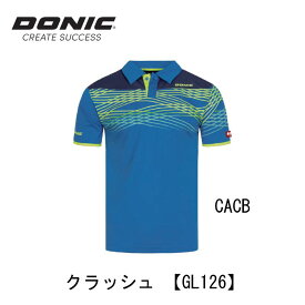 卓球：DONIC ドニック　シャツ クラッシュ 〈GL126〉ユニセックス/日本サイズ/テーブルテニス/JTTA/ユニフォーム/試合/大会/【ネコポス便送料無料】【 4月お買い物マラソン 】