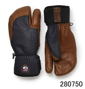 スキー: HESTRA ヘストラ Topo 3-FINGER(3-FINGER FULL LEATHER SHORT)トポ スリーフィンガー フル レザー ショート 〈33872〉23-24/暖かい//防寒/おしゃれ/オシャレ/スキー/スノボ/スノーボード/雪遊び/ゲレン