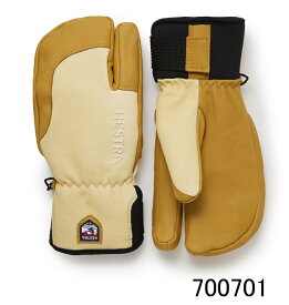 スキー： HESTRA ヘストラ Topo 3-FINGER(3-FINGER FULL LEATHER SHORT)トポ スリーフィンガー フル レザー ショート 〈33872〉23-24/暖かい//防寒/おしゃれ/オシャレ/スキー/スノボ/スノーボード/雪遊び/ゲレンデ/バックカントリー/パーク/オフピステ/オンピステ