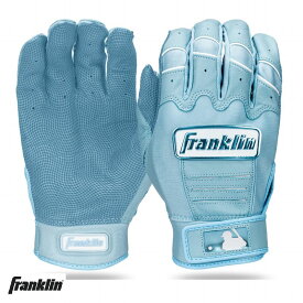野球：Franklinフランクリン CFX ハイライト サックス SAX【限定カラー】 バッティンググローブ 手袋 両手 バッティンググラブ バチグロ【ネコポス送料無料】【刺繍加工代無料】【刺繍2文字まで対応可能】【 ナカジマスポーツ 】20896【WBC】