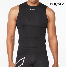 2XU /ツ―タイムズ・ユー　PWXコンプレッション スリーブレストップ MA6400A 【 ナカジマスポーツ 】コンプレッション/ 段階着圧 /リカバリー/筋肉サポート/上体/疲労軽減/体幹安定/
