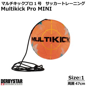 サッカー:ダービースター マルチキックプロミニNr.4223000750 Multikick PRO Mini DERBYSTAR サッカーボール1号球相当 コソ練 テクニック キック 1人練習 個人練習 基本【 ナカジマスポーツ 】