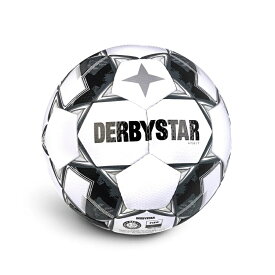 サッカーボール 5号 DERBYSTAR BRILLAN TT ブリリアント TT WHT/GRY/BLK 1064500190 SIZE:5 ダービースター 手縫い 上達球 【2024-2025】 5号球 中学 高校 一般 ジュニアユース ユース SOCCER FOOTBALL
