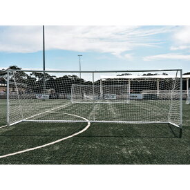 【一般用サッカーゴール公式規格】アルファゴール アルエリート ALPHA GOL ALU ELITE 7.32mx2.44m 1台（1/2組）41kg　キャリーバッグセット