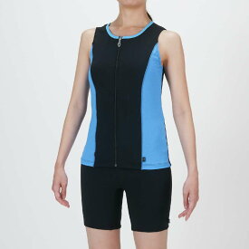 【ふんわりライト】ミズノ アクアフィットネス用 セパレーツ レディース 大きいサイズ 3XL 4XL めくれにくいボタン付 カップ付 水着 N2JGC391