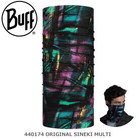 【BUFF】バフ ランニングマスク 440174 ネックチューブ ORIGINAL SINEKI MULTI ネックウォーマー フリーサイズ UPF50 スキー/スノボ/オシャレ/カッコいい/タウン/日焼け/UVカット/ランニング/アウトドア/トレッキング/マスク/マスク素材【おすすめアイテム満載】