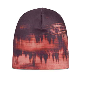 BUFF バフ THERMONET BEANIE MATEWA GARNET 563446 /2024AW/サーモネット/ストレッチ/シームレス/薄手/ビーニー/帽子/防寒/保温/スキー/スノボ/メルメットインナー/オシャレ/タウン/アウトドア/トレッキング/登山/散歩/釣り/移動/観光/ネコポス対応