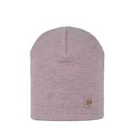 BUFF バフ MERINO FLEECE BEANIE LILAC SAND 536044 /2024AW/メリノウール/温度調節/防臭/ビーニー/帽子/防寒/保温/スキー/スノボ/オシャレ/タウン/アウトドア/トレッキング/登山/散歩/釣り/移動/観光/ネコポス対応