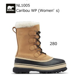 スノーブーツ：【SOREL】ソレル CARIBOU WP Womens カリブー ウィメンズ Buff【NL1005-280】レディース/婦人/女性/あったかい/暖かい/防寒/雪国/雪上/タウン/ウィンター/アクティビティ/オシャレ/カッコいい【 ナカジマスポーツ 】