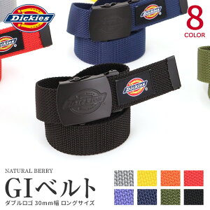 �I�ׂ�2�{�ȏ��10��OFF�N�[�|�� / Dickies �f�B�b�L�[�Y 30mm�� GI�x���g �K�`���x���g �_�u�����S �����O�T�C�Y �z�x���g �J�W���A�� �V���v�� ���������� �����Y ���f�B�[�X �� �u���b�N DS0253Z