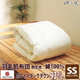 肌掛け布団 羽毛 夏布団 ポーランド産 370dp 0.3kg セミシングル 綿100% 140×190cm ホワイト ダック 93% 立体キルト シルバー 230本 日本製 送料無料 【工場直接出荷】【代引き不可】