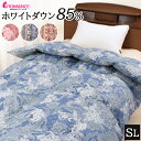 【50％OFFクーポン】羽毛布団 シングル ホワイトダックダウン 85% 増量 1.2kg あったか 冬 パワーアップ加工 掛け布団 羽毛掛け布団 ダウン 羽毛 日本製 ロマンス小杉 ダウンパワー330dp以上 シングルロング 1403-9380 1403-9390