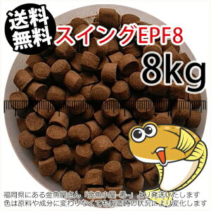 浮上性/日清丸紅飼料ひらめスイングEPF8(8.0mm)8kg小分け品(★宅配便★※東北・北海道・沖縄は別途送料800円/金魚小屋-希-福岡/3日)