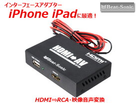 ビートソニック IF36 HDMI→RCA・映像音声変換 インターフェースアダプター
