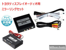 ビートソニック AVX05＋IF36 トヨタ ディスプレイオーディオ用 外部入力アダプター iPhone iPad ミラーリングセット