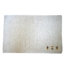 ギャベ ギャッベ 玄関マット Sunnyday Fabric ギャベマット 70×45cm 長方形 おしゃれ ウール100％ インド