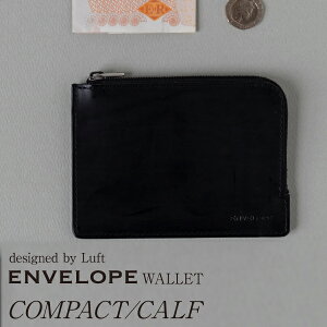 �v ���z ���K���� ���U�[ �{�v �� �G���x���[�v ��܂�T�C�Y L���t�@�X�i�[ �y ENVELOPE WALLET COMPACT/CALF �z �������� ���{�X�G�[�f�� ������ �E�H���b�g �M�t�g �v�� �X���� �����Y �~�j���z 