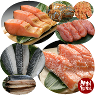 【月間優良ショップ】【干物セット 送料無料】鮭 干物 選んで セレクト4品... 鮭 ます サーモン サバ ニ…