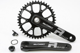 【即納】MicrOHERO ロード、MTB用 クランク セット 170mm 11/12速対応　CNC　一体チェーンリング　BB68対応　ホローテックII互換　SRAM ダイレクトマウント互換　ナローワイド　52T シングル　TOL-TL70-52
