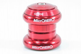 【即納】MicrOHERO OS アヘッドヘッドセット GH-608 1_1/8x34x30 34mm 軽量　アルミ合金　レッド