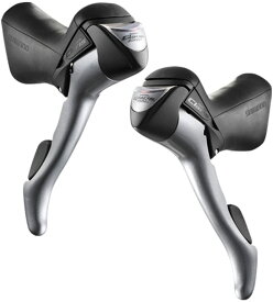 【即納】【昔懐】SHIMANO(シマノ) STIレバー Claris ST-2400左右セット 2X8S NEW SUPER SLR　兼用レバー フロントx3s　リアx8s　左右セット