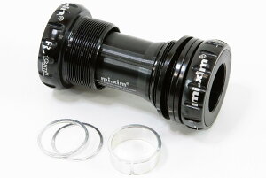 �y���[�zmi.xim �Z���~�b�N�x�A�����O BB68/73mm ROAD/MTB���p �A���~7075�n�E�W���O �z���[�e�b�NII�EGXP�݊� �{�g���u���P�b�g MX-BB68�@�u���b�N