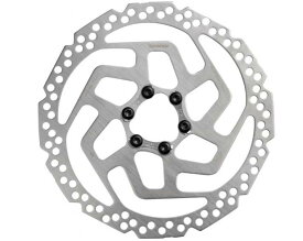 【即納】シマノ(SHIMANO) SM-RT26-S 160mm 軽量 6穴ローター　1枚セット　ボルト付★自転車 自転車パーツ★
