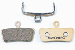 【即納】MicrOHERO製 高温焼結 ディスクブレーキパッド MTB スラム(SRAM) エイヴィッド(AVID) X0 TRAIL トレイル Guide R用 焼結メタルパッド BP-X043