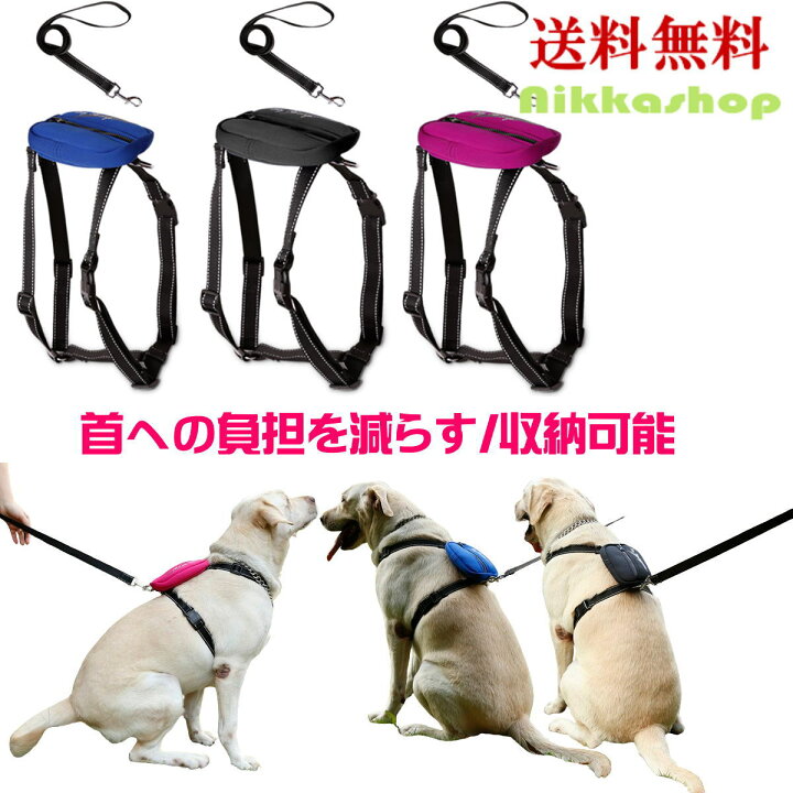 楽天市場】☆セール50％OFF☆犬 ハーネス リード 大型犬 脱げない 首へ 