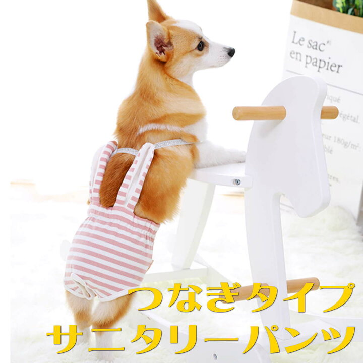 楽天市場 犬服 ドッグウェア サニタリーパンツ 生理パンツ マナーパンツ つなぎタイプ 胸当て ウサギ耳付き おむつカバー 女の子用 発情期用 メス 生理用 マーキング 尿もれ オシッコ対策 ずれない マナー ズレ防止 ドッグカフェ 室内 おでかけ ドライブ メール便送料