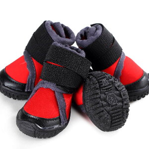 【楽天ランキング1位受賞】犬 靴 大型犬 脱げない 滑りにくい ゴム底 防水 履かせやすい マジックテープ 通気 軽量 反射 2XL〜4XLサイズ 滑り止め 肉球保護 犬の靴 シューズ ブーツ ドッグシュ