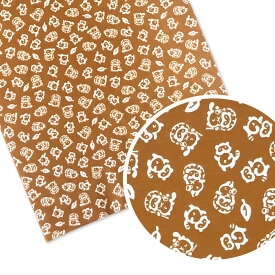 てぬぐい 小紋柄 たぬき