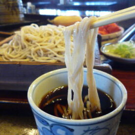 手打ち生蕎麦三人前　自家製つゆ付き【年越し蕎麦】【そば】【会津】【原種そば粉】【天然水】