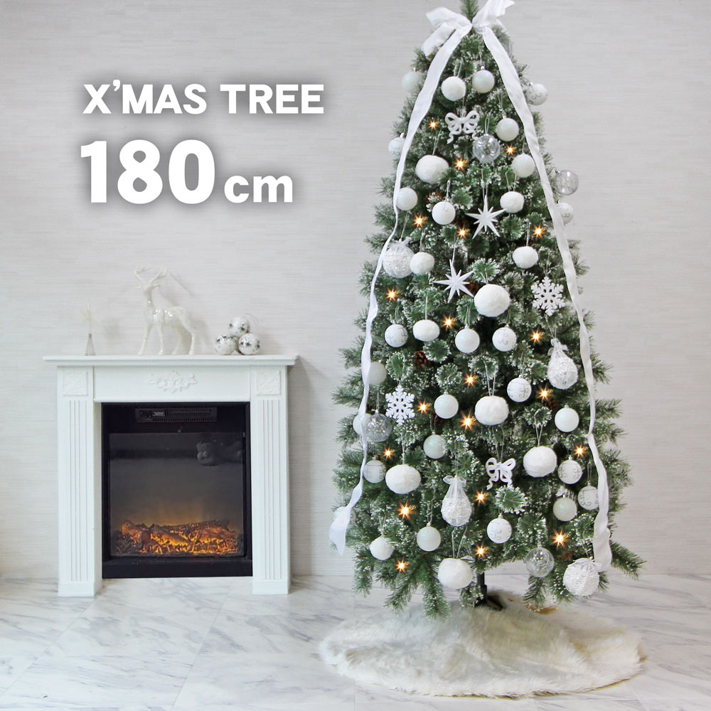 2022年新作入荷 デコレーション スノークリスマスツリー 180cm 
