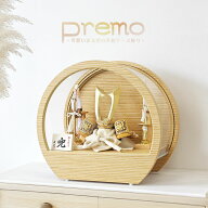 五月人形 コンパクト Premo アクリル おしゃれ 兜飾り 端午の節句 5月人形 インテリア【名前旗付き】