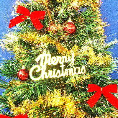 クリスマスツリー90cm特価ファイバーツリーセットR&G