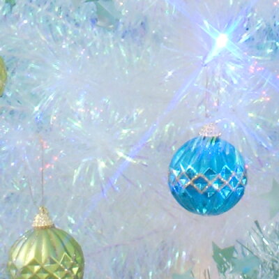 クリスマスツリークリスタルファイバーツリーセット150cm