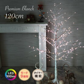 クリスマスツリー 白樺 ブランチ おしゃれ 北欧 120cm 高級 プレミアムブランチツリー ツリー ヌードツリー LED コントローラー付き