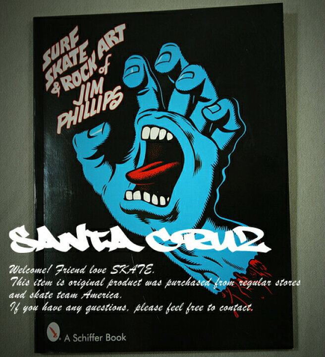 楽天市場 Santa Cruz アートブック 画集 本 8p サンタクルーズ The Surf Skate Rock Art Of Jim Phillips Book ジムフィリップス スケボー Skate Sk8 スケートボード スケボーウェア Ninjax