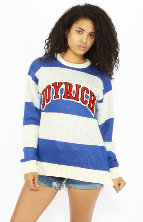 楽天市場】JOYRICH (ジョイリッチ) レディース ボーダーニット 