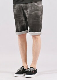 LRG (エルアールジー) デニムショーツ SLIM STRAIGHT FIT Shorts Grey/denim