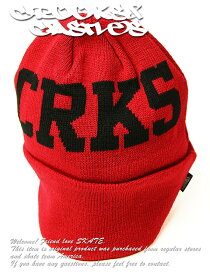 CROOKS & Castles (クルックス アンド キャッスルズ) ニットキャップ ビーニー 帽子 Knit Beanie Crks Red