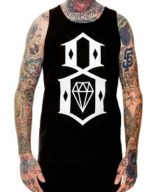 REBEL8 (レベルエイト) タンクトップ STANDARD ISSUE LOGO TANK TOP BLACK