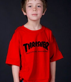 Thrasher (スラッシャー) US 子供 キッズ Tシャツ ユース Youth Skate Mag T-shirt kids Red スケボー SKATE SK8 スケートボード