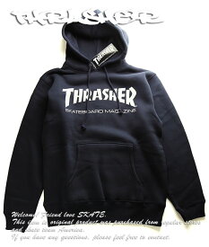 Thrasher (スラッシャー) JP パーカー プルオーバー Mag Logo Hooded Sweat Navy ネイビー スケボー SK8 SKATE スケートボード